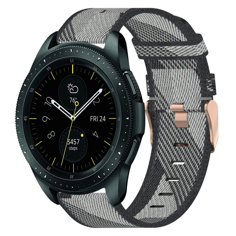 Cinturino per orologio in nylon intrecciato da 20 mm, For Samsung Galaxy Watch Active 2 44mm, For Samsung Galaxy Watch Active 40mm, For Samsung Galaxy Watch 42mm