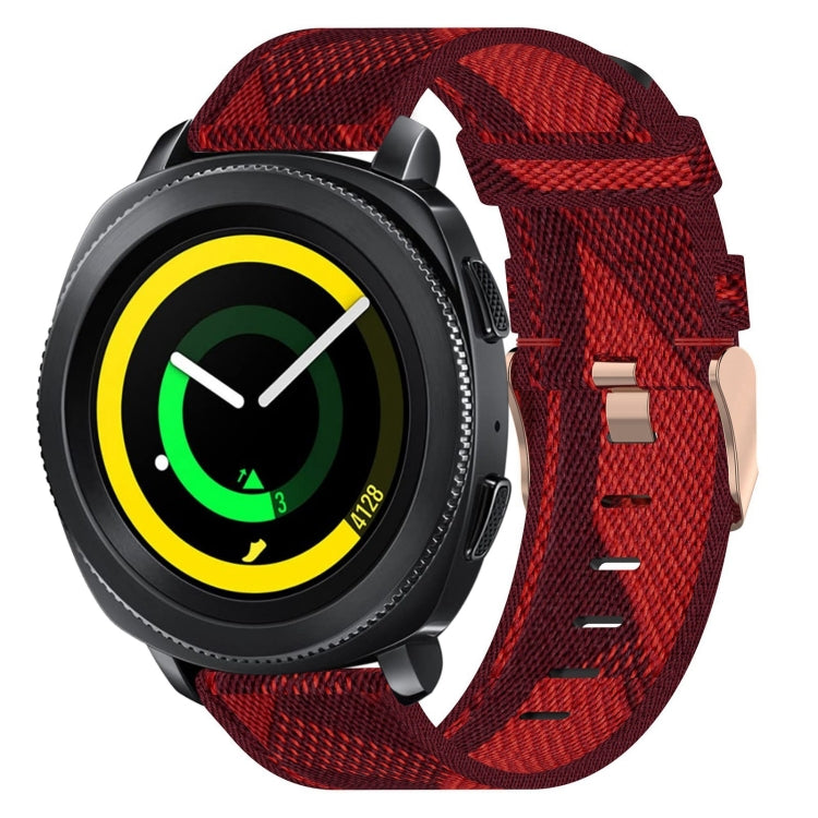 Cinturino per orologio in nylon intrecciato da 20 mm, For Samsung Gear Sport, For Samsung Gear S2 Classic