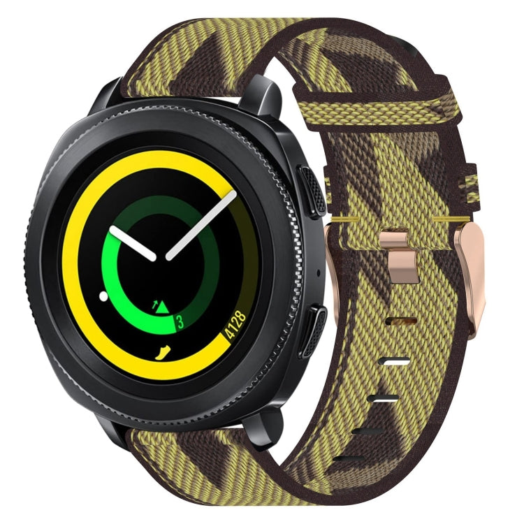 Cinturino per orologio in nylon intrecciato da 20 mm, For Samsung Gear Sport, For Samsung Gear S2 Classic