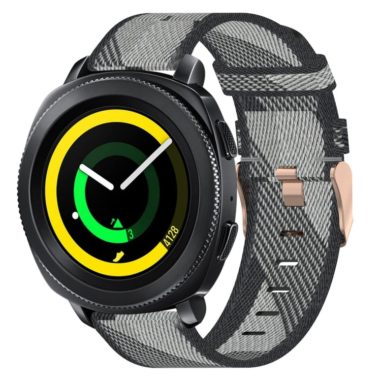 Cinturino per orologio in nylon intrecciato da 20 mm, For Samsung Gear Sport, For Samsung Gear S2 Classic