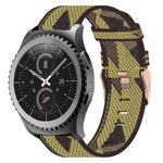 Cinturino per orologio in nylon intrecciato da 20 mm, For Samsung Gear Sport, For Samsung Gear S2 Classic