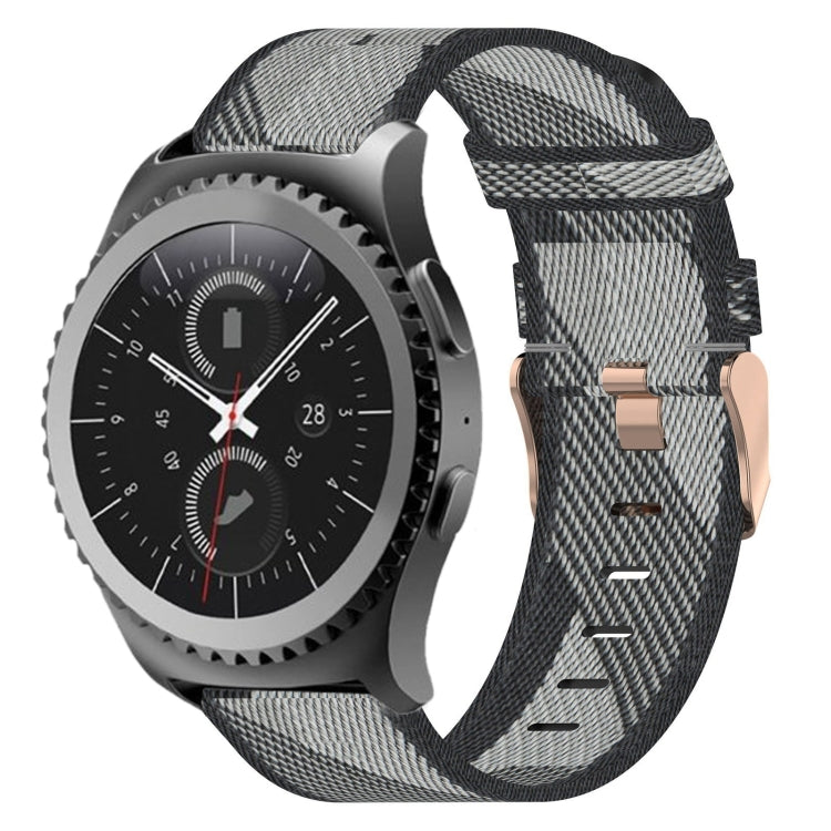 Cinturino per orologio in nylon intrecciato da 20 mm, For Samsung Gear Sport, For Samsung Gear S2 Classic