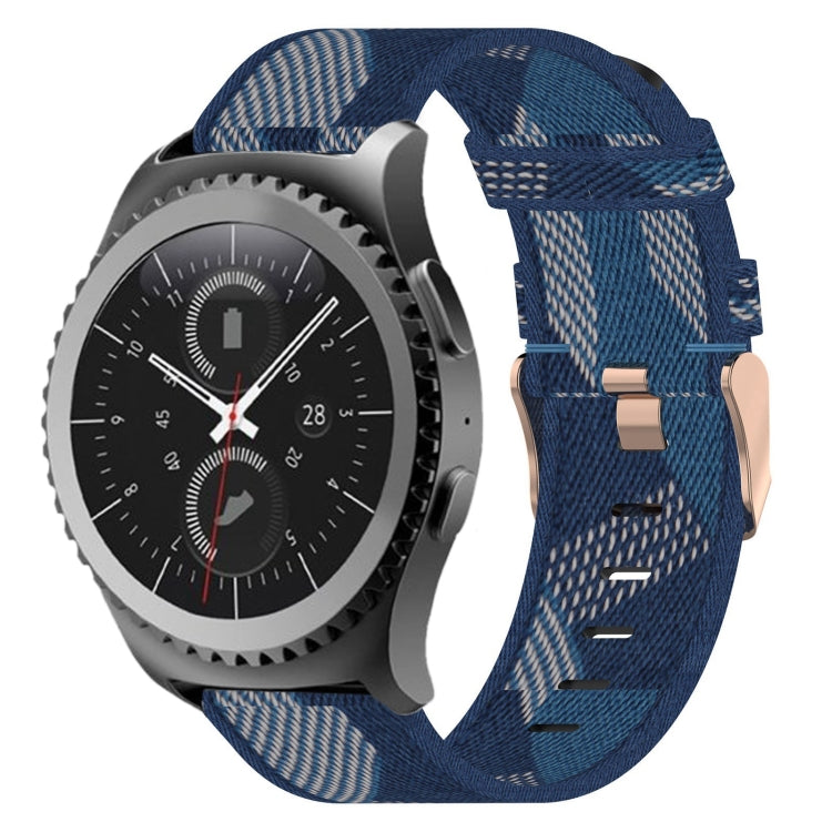 Cinturino per orologio in nylon intrecciato da 20 mm, For Samsung Gear Sport, For Samsung Gear S2 Classic
