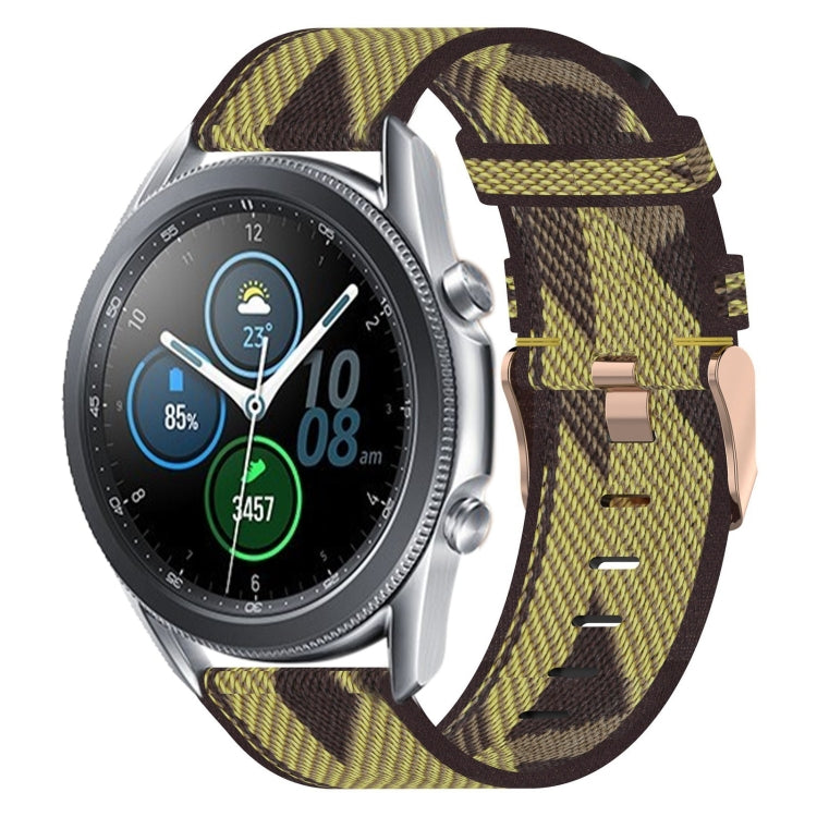 Cinturino per orologio in nylon intrecciato da 22 mm, For Samsung Galaxy Watch3 45mm, For Samsung Galaxy Watch 46mm, For Samsung Gear S3 Classic
