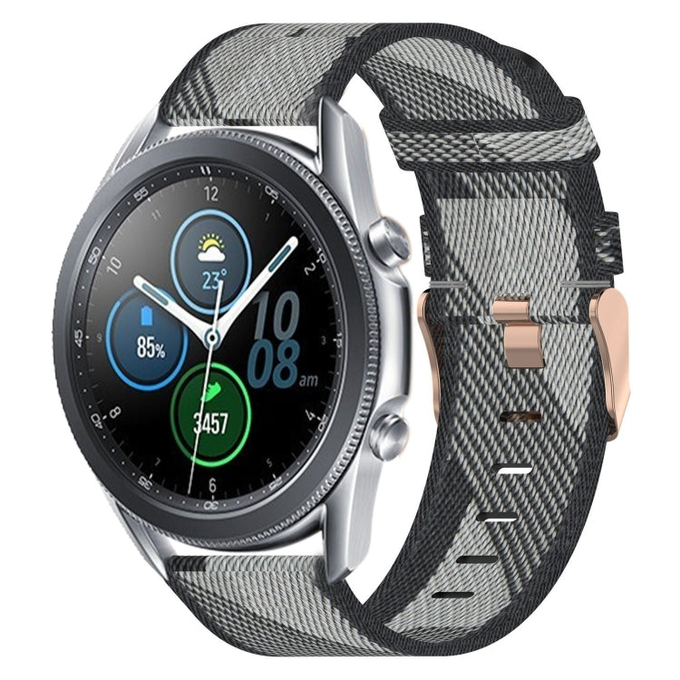 Cinturino per orologio in nylon intrecciato da 22 mm, For Samsung Galaxy Watch3 45mm, For Samsung Galaxy Watch 46mm, For Samsung Gear S3 Classic