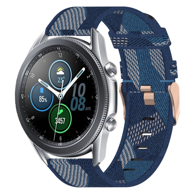 Cinturino per orologio in nylon intrecciato da 22 mm, For Samsung Galaxy Watch3 45mm, For Samsung Galaxy Watch 46mm, For Samsung Gear S3 Classic