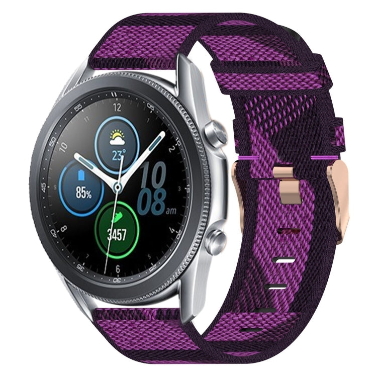 Cinturino per orologio in nylon intrecciato da 22 mm, For Samsung Galaxy Watch3 45mm, For Samsung Galaxy Watch 46mm, For Samsung Gear S3 Classic