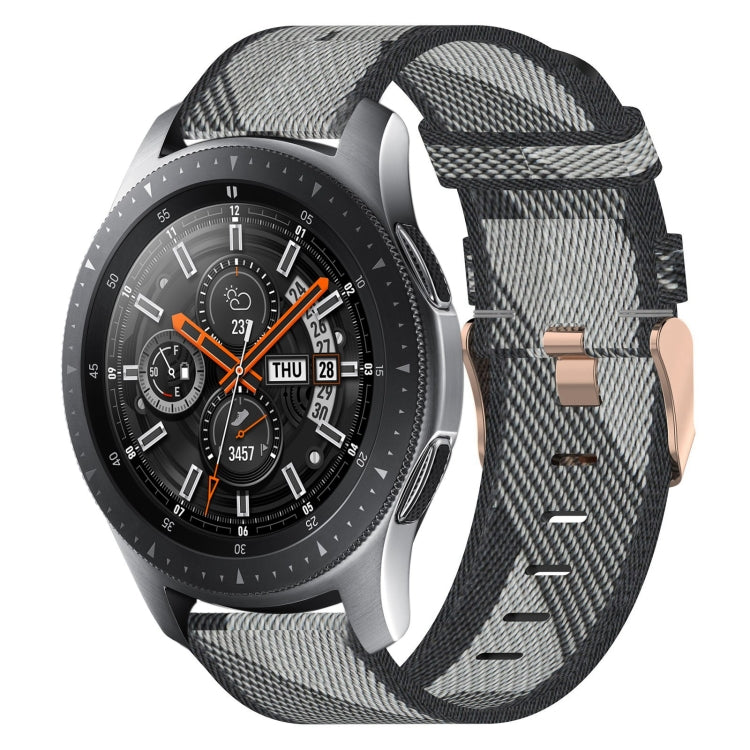 Cinturino per orologio in nylon intrecciato da 22 mm, For Samsung Galaxy Watch3 45mm, For Samsung Galaxy Watch 46mm, For Samsung Gear S3 Classic