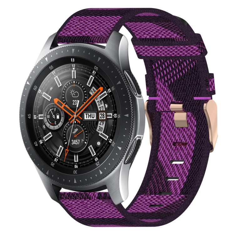 Cinturino per orologio in nylon intrecciato da 22 mm, For Samsung Galaxy Watch3 45mm, For Samsung Galaxy Watch 46mm, For Samsung Gear S3 Classic