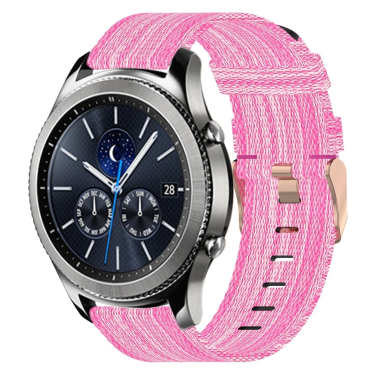 Cinturino per orologio in nylon intrecciato da 22 mm, For Samsung Galaxy Watch3 45mm, For Samsung Galaxy Watch 46mm, For Samsung Gear S3 Classic