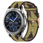 Cinturino per orologio in nylon intrecciato da 22 mm, For Samsung Galaxy Watch3 45mm, For Samsung Galaxy Watch 46mm, For Samsung Gear S3 Classic