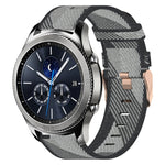 Cinturino per orologio in nylon intrecciato da 22 mm, For Samsung Galaxy Watch3 45mm, For Samsung Galaxy Watch 46mm, For Samsung Gear S3 Classic