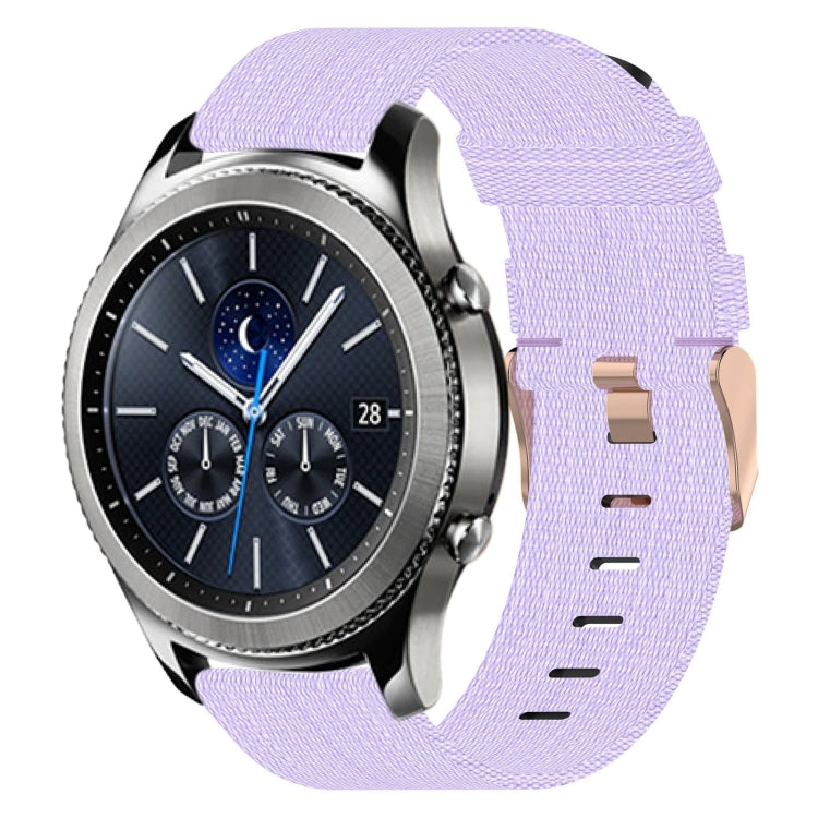 Cinturino per orologio in nylon intrecciato da 22 mm, For Samsung Galaxy Watch3 45mm, For Samsung Galaxy Watch 46mm, For Samsung Gear S3 Classic