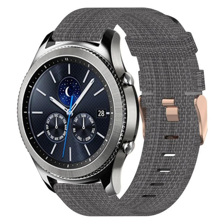 Cinturino per orologio in nylon intrecciato da 22 mm, For Samsung Galaxy Watch3 45mm, For Samsung Galaxy Watch 46mm, For Samsung Gear S3 Classic