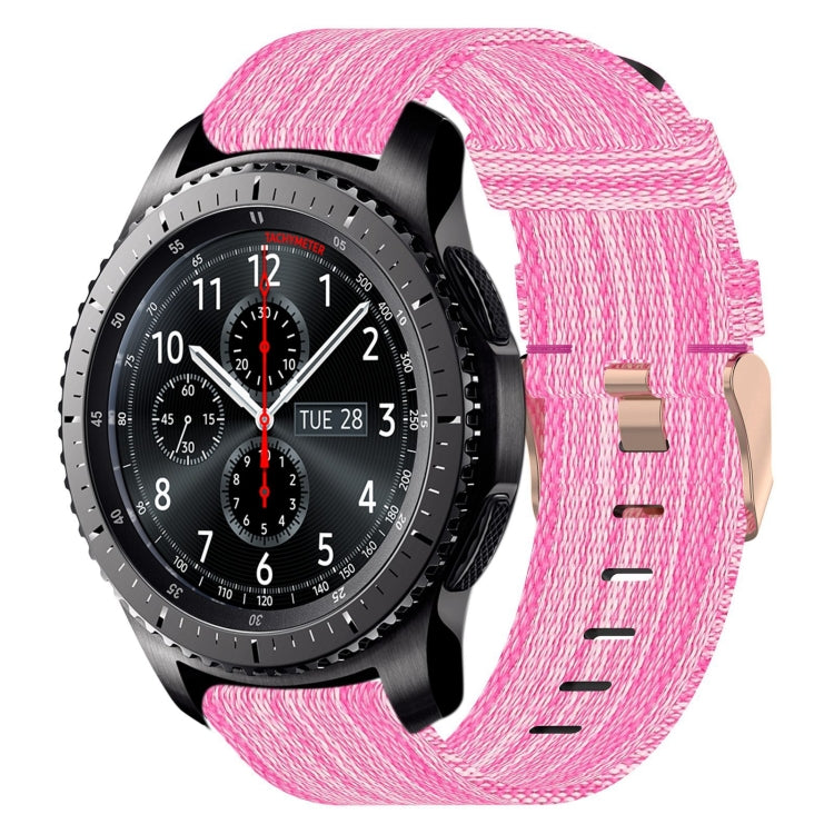 Cinturino nylon intrecciato 22 mm per Samsung Gear S3