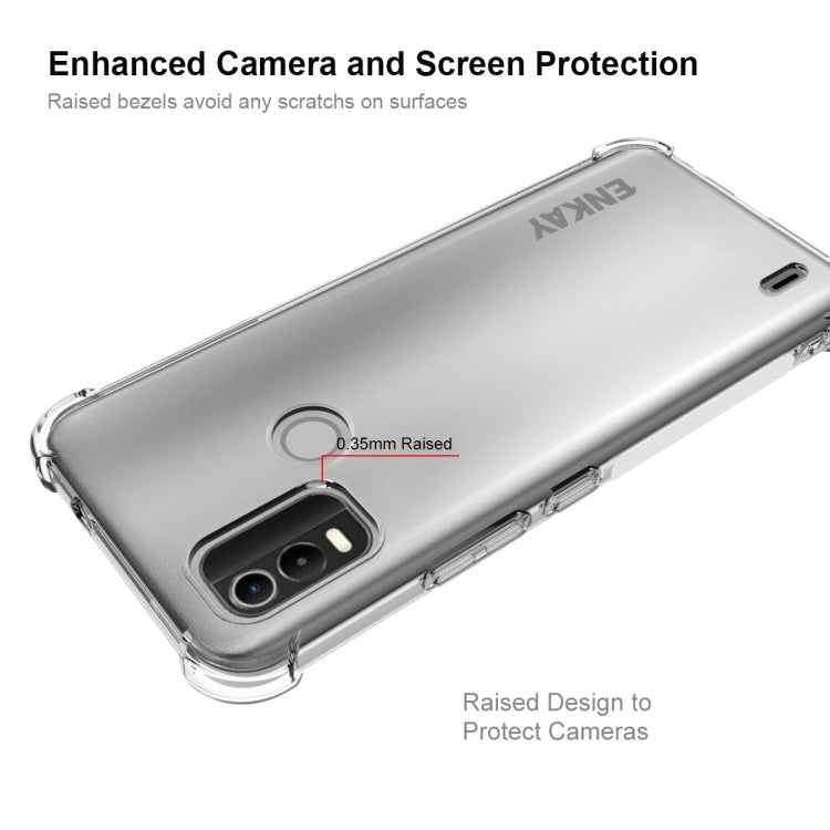 Custodia TPU trasparente per Nokia C21 Plus