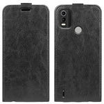 Per Nokia C21 Plus R64 Custodia per telefono in pelle con vibrazione verticale Texture, For Nokia C21 Plus