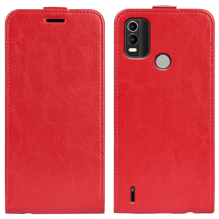 Per Nokia C21 Plus R64 Custodia per telefono in pelle con vibrazione verticale Texture, For Nokia C21 Plus