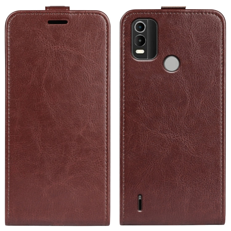 Per Nokia C21 Plus R64 Custodia per telefono in pelle con vibrazione verticale Texture, For Nokia C21 Plus