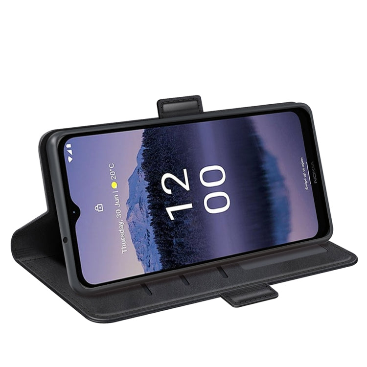 Per Nokia G11 Plus Custodia per telefono orizzontale in pelle con fibbia magnetica a doppio lato, For Nokia G11 Plus