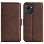 Per OPPO Realme C30 4G Custodia per cellulare in pelle a vibrazione orizzontale con fibbia magnetica a doppio lato, For OPPO Realme C30 4G