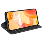 Per OPPO Realme C30 4G Custodia per telefono in pelle con aspirazione magnetica retro-pelle, For OPPO Realme C30 4G