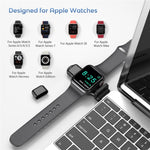 A05 Caricabatterie wireless rapido magnetico 2 in 1 tipo C / da USB-C a USB-A per Apple Watch