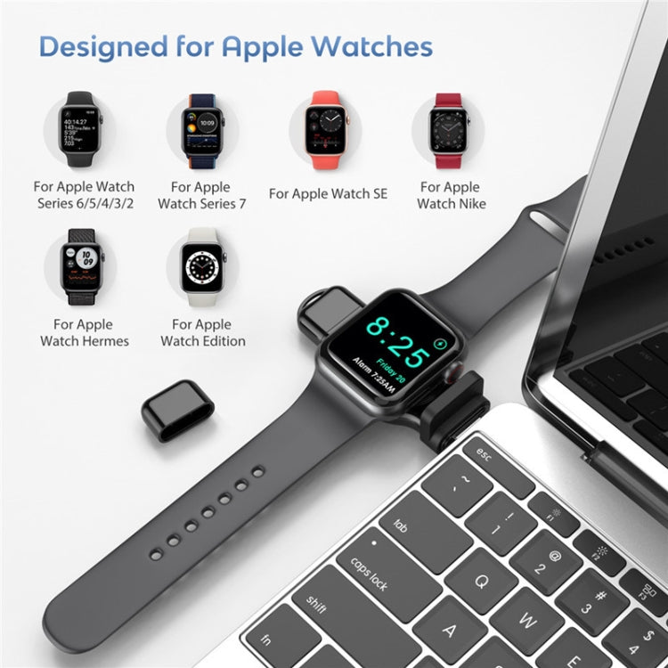 A05 Caricabatterie wireless rapido magnetico 2 in 1 tipo C / da USB-C a USB-A per Apple Watch