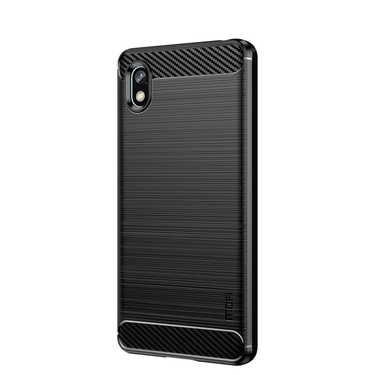 Custodia morbida in TPU MOFI Gentleness in fibra di carbonio spazzolata, For Sony Xperia Ace 3, For Nokia C21 Plus, For Samsung Galaxy Xcover6 Pro / Xcover Pro 2