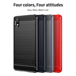 Custodia morbida in TPU MOFI Gentleness in fibra di carbonio spazzolata, For Sony Xperia Ace 3, For Nokia C21 Plus, For Samsung Galaxy Xcover6 Pro / Xcover Pro 2