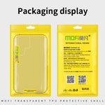 Serie MOFI Ming Guscio protettivo completo in TPU ultrasottile completamente trasparente, For Samsung Galaxy S22 Ultra 5G