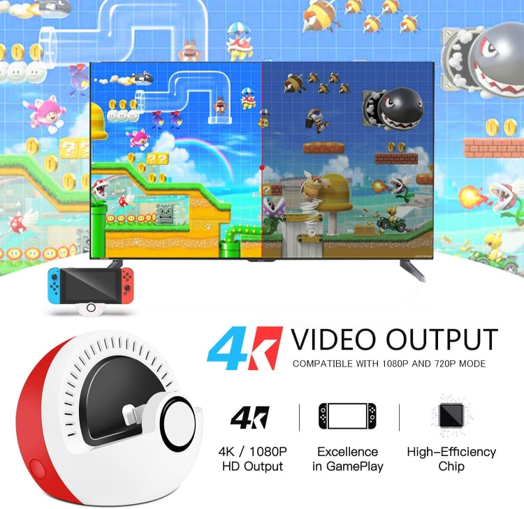 Base di ricarica HDMI per Nintendo Switch