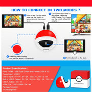 Accessori base di ricarica HDMI multifunzionali per Nintendo Switch, Charging Base