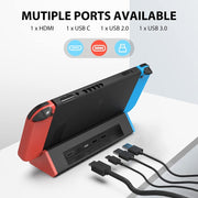 Adattatore Dock portatile 4K HDMI per Nintendo Switch/Switch OLED (modello normale), Normal Model
