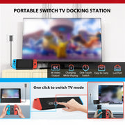 Adattatore HDMI 4K con porta LAN da 1000 Mbs per Nintendo Switch/Switch OLED (modello LAN), LAN Model