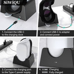 Base di ricarica per Oculus Quest 2 con indicatore LED