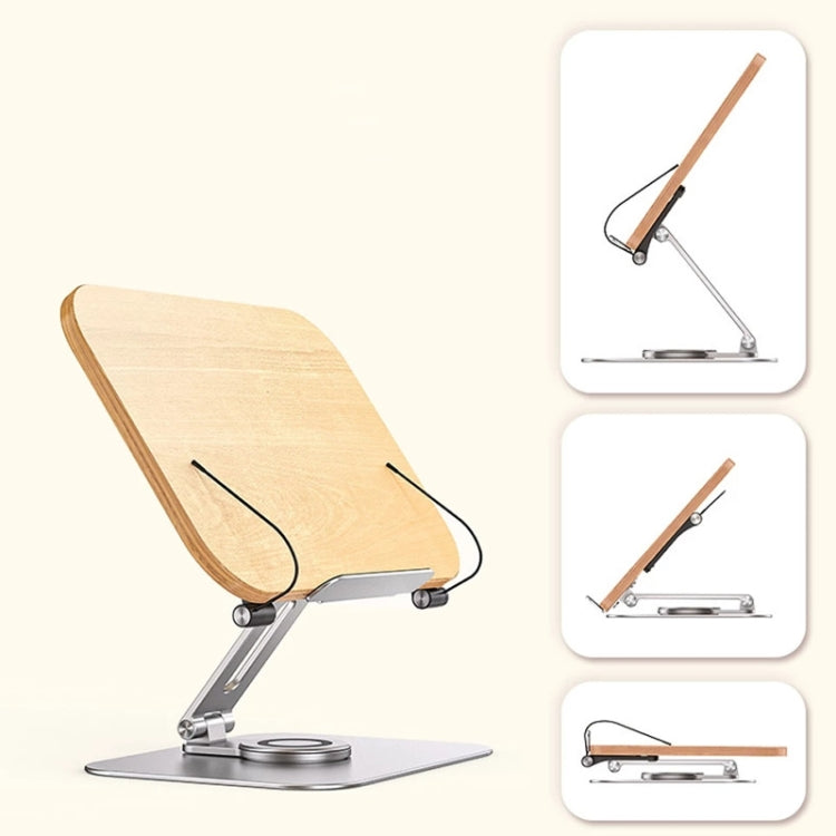 Boneruy R02 Supporto per laptop girevole a 360 gradi Leggi il supporto per libri, R02