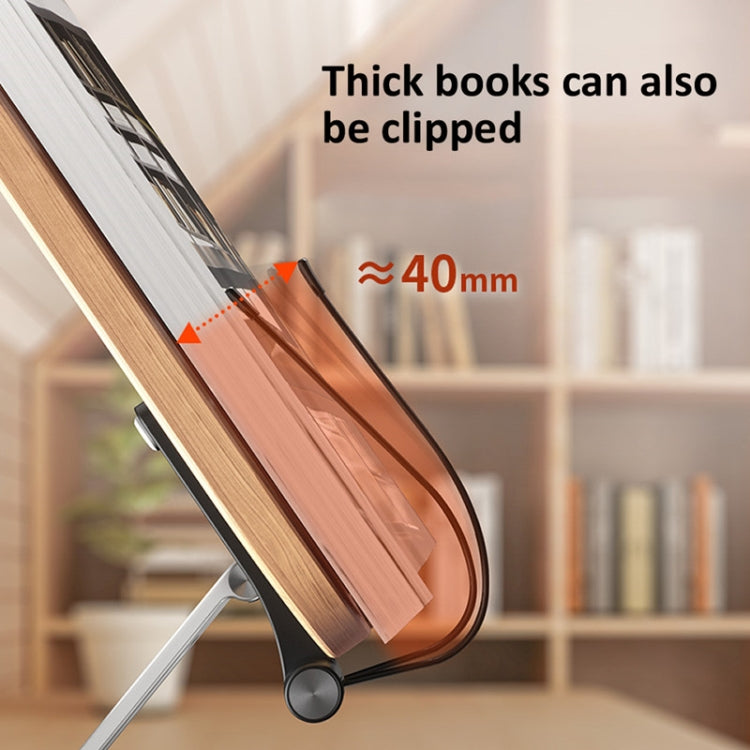 Boneruy R02 Supporto per laptop girevole a 360 gradi Leggi il supporto per libri, R02