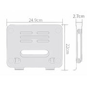BONERUY P43P Supporto per tablet pieghevole per notebook in lega di alluminio a doppio strato