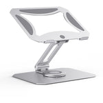 BONERUY L02 Supporto per laptop Supporto in lega di alluminio con rotazione a 360 gradi per dissipazione del calore, L02