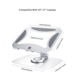 BONERUY L02 Supporto per laptop Supporto in lega di alluminio con rotazione a 360 gradi per dissipazione del calore, L02
