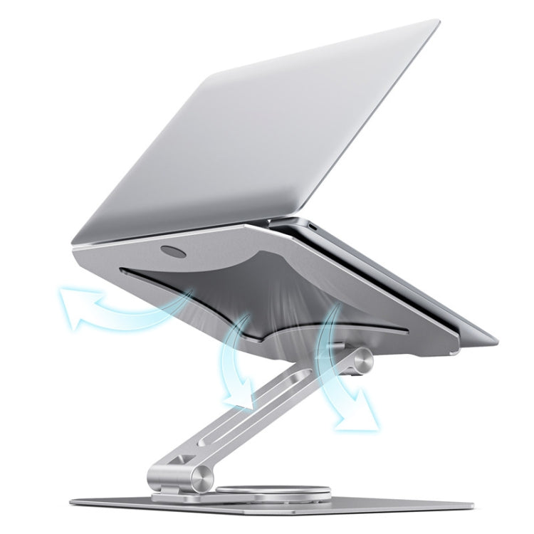 BONERUY L02 Supporto per laptop Supporto in lega di alluminio con rotazione a 360 gradi per dissipazione del calore, L02