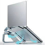 BONERUY P69 Supporto per laptop Supporto per tablet Supporto per dissipazione del calore in lega di alluminio