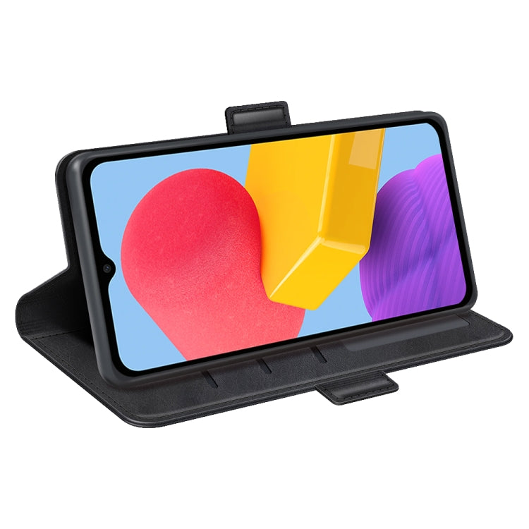 Per Samsung Galaxy M13 4G Custodia per cellulare in pelle a vibrazione orizzontale con fibbia magnetica a doppio lato, For Samsung Galaxy M13 4G