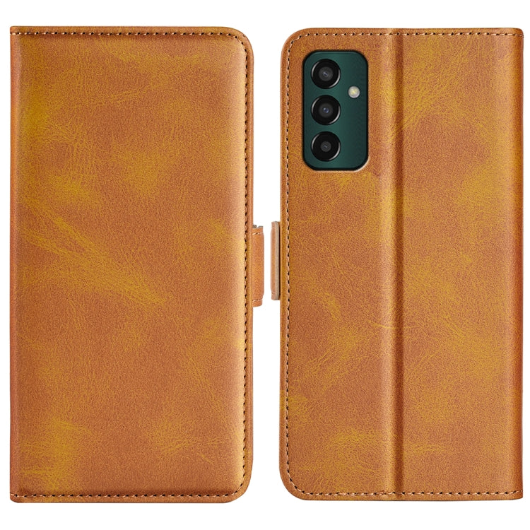 Per Samsung Galaxy M13 4G Custodia per cellulare in pelle a vibrazione orizzontale con fibbia magnetica a doppio lato, For Samsung Galaxy M13 4G
