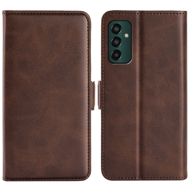 Per Samsung Galaxy M13 4G Custodia per cellulare in pelle a vibrazione orizzontale con fibbia magnetica a doppio lato, For Samsung Galaxy M13 4G