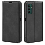 Per Samsung Galaxy M13 4G Custodia in pelle con ventosa magnetica retro-pelle, For Samsung Galaxy M13 4G