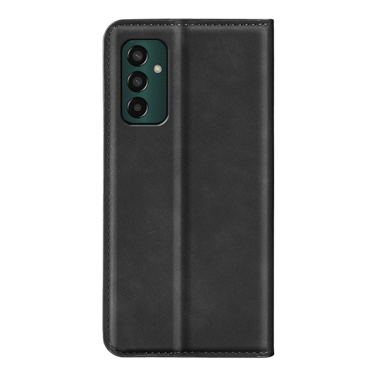 Per Samsung Galaxy M13 4G Custodia in pelle con ventosa magnetica retro-pelle, For Samsung Galaxy M13 4G