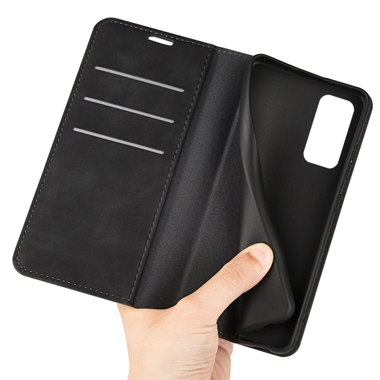 Per Samsung Galaxy M13 4G Custodia in pelle con ventosa magnetica retro-pelle, For Samsung Galaxy M13 4G