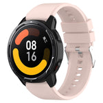 Cinturino in silicone a testa sporgente con fibbia argentata, For Samsung Galaxy Watch Heart-L 20mm, For Samsung Galaxy Watch4 40mm/44mm 20mm